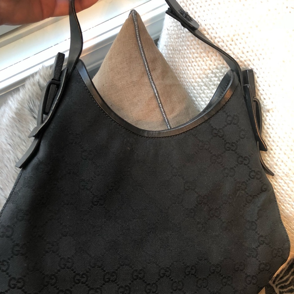 Gucci bamboo hobo purse